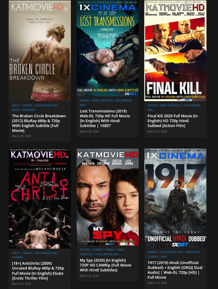 Katmoviehd - watch hindi movies online free without downloading high quality